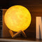 Moon Lamp for Adults Kids, Moon Night Light 16 Colors LED 3D Printing Moon Light with Stand & Remote/Touch Control and USB Rechargeable, Gifts for Kids Friends Lover Birthday (1.5)