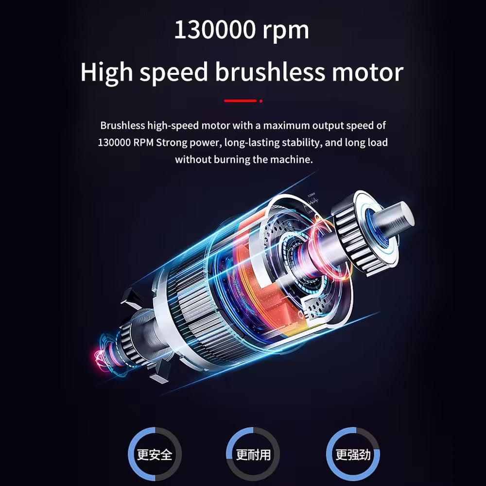 Mini Turbo Jet Fan Turbo Violent Fan 130000 RPM Powerful Blower with High Speed Duct Fan Brushless Turbo Blower Fan Dropshipping